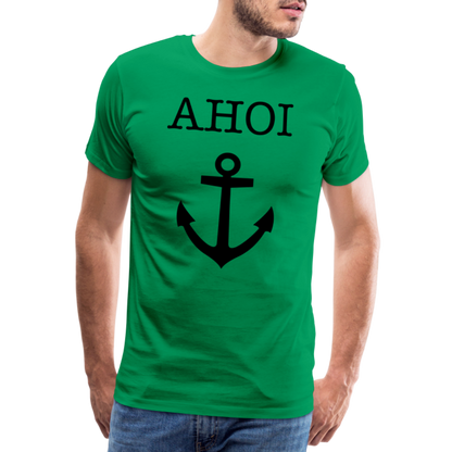 Männer Premium T-Shirt - Ahoi - Kelly Green