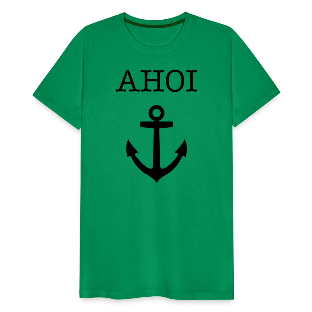 Männer Premium T-Shirt - Ahoi - Kelly Green