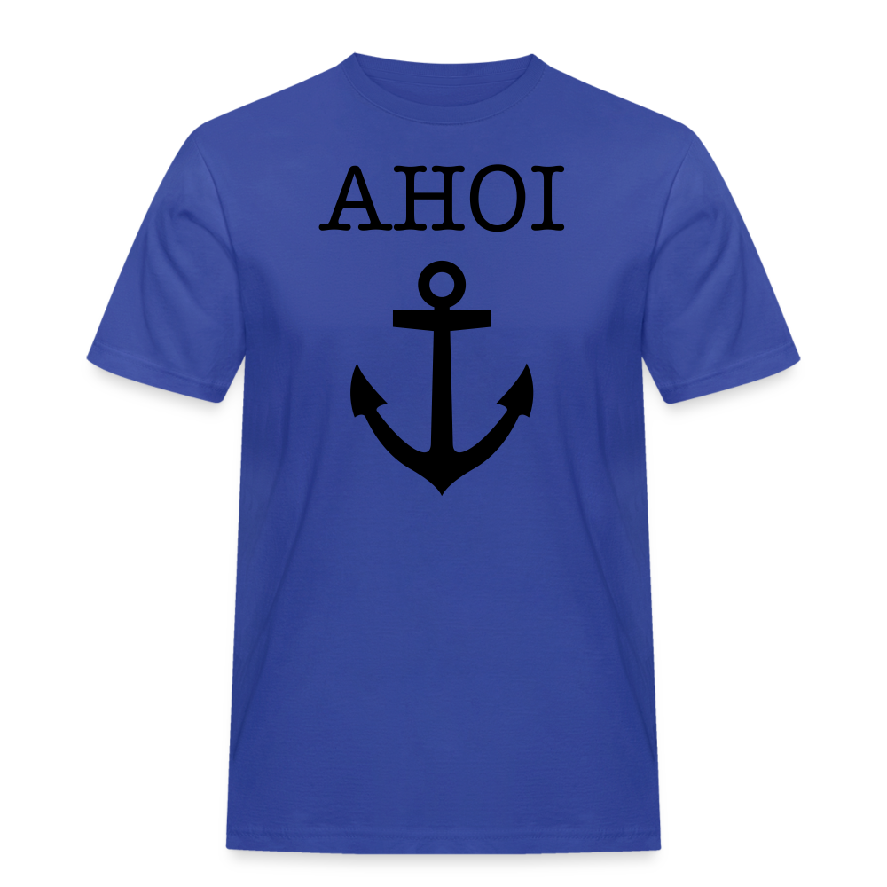 Männer Workwear T-Shirt - Ahoi - Royalblau