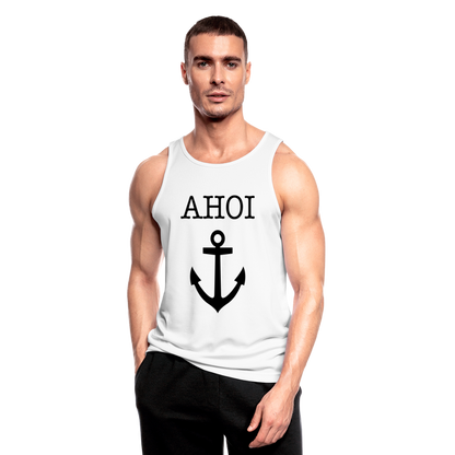 Männer Tank Top atmungsaktiv - Ahoi - weiß