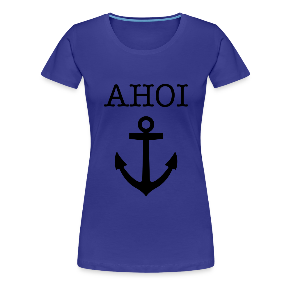 Frauen Premium T-Shirt - Ahoi - Königsblau