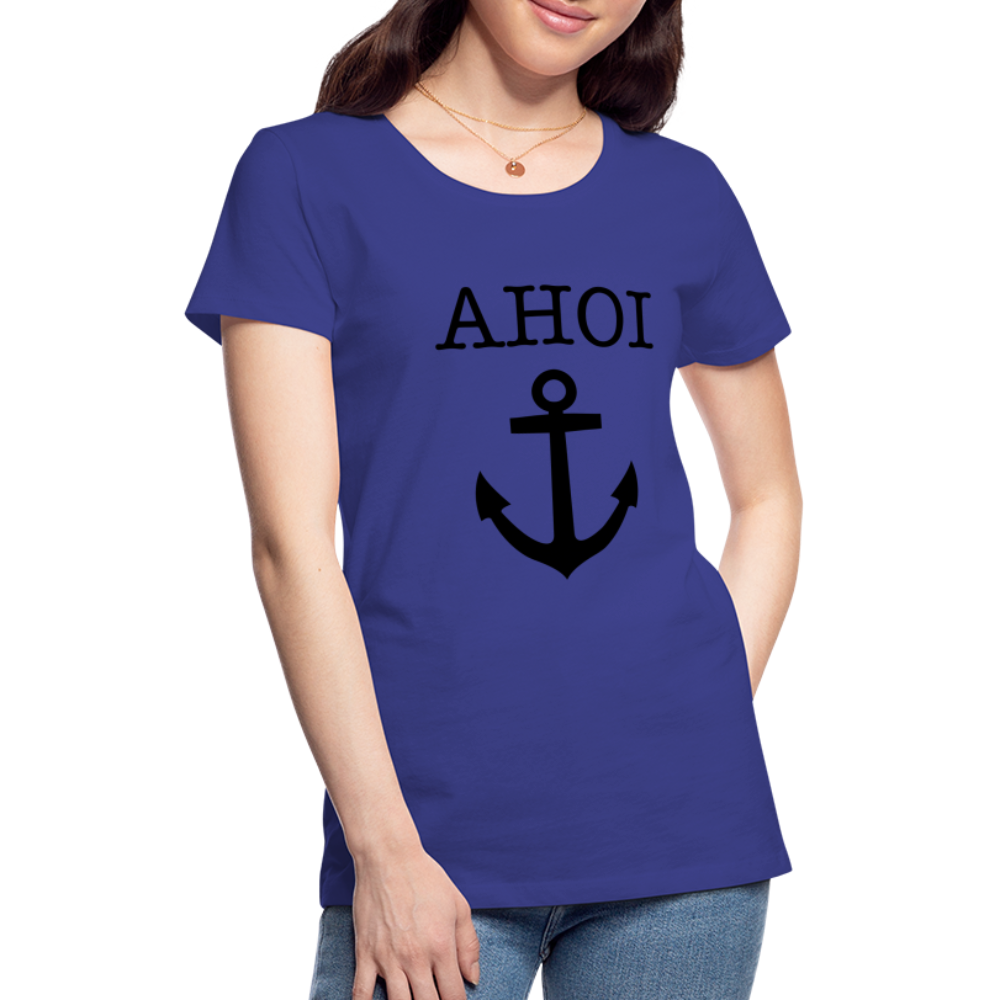 Frauen Premium T-Shirt - Ahoi - Königsblau