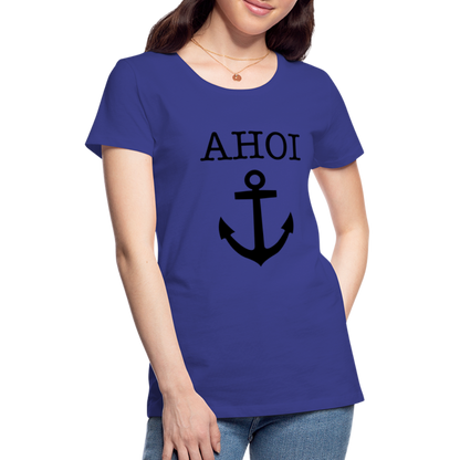 Frauen Premium T-Shirt - Ahoi - Königsblau