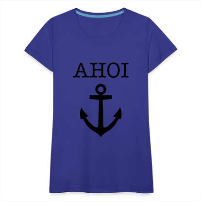 Frauen Premium T-Shirt - Ahoi - Königsblau