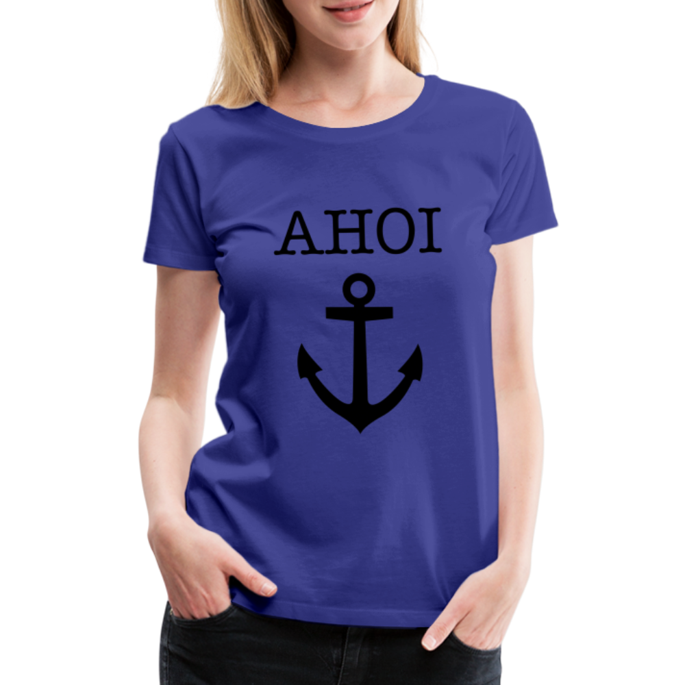 Frauen Premium T-Shirt - Ahoi - Königsblau