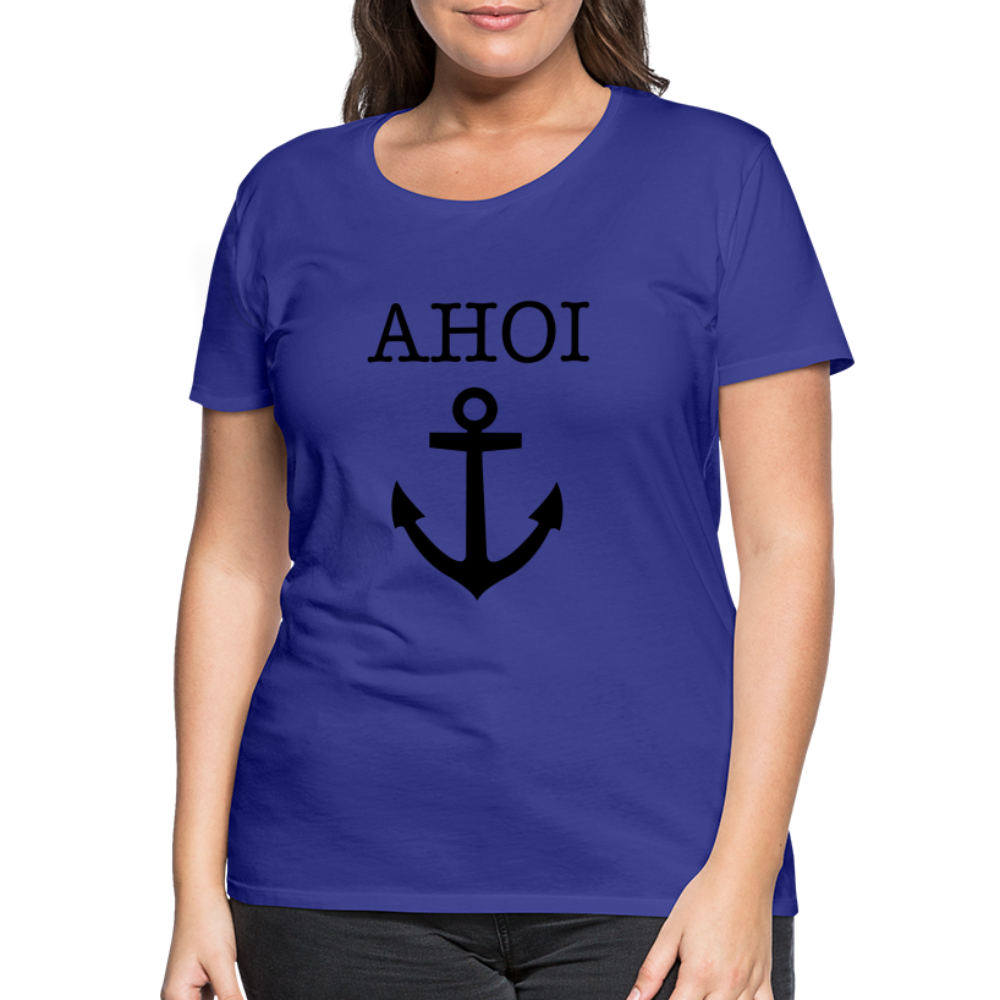 Frauen Premium T-Shirt - Ahoi - Königsblau