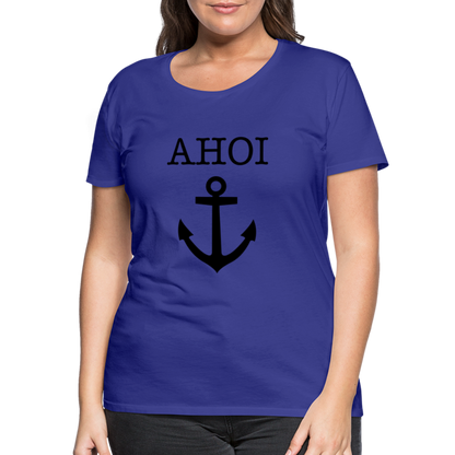 Frauen Premium T-Shirt - Ahoi - Königsblau