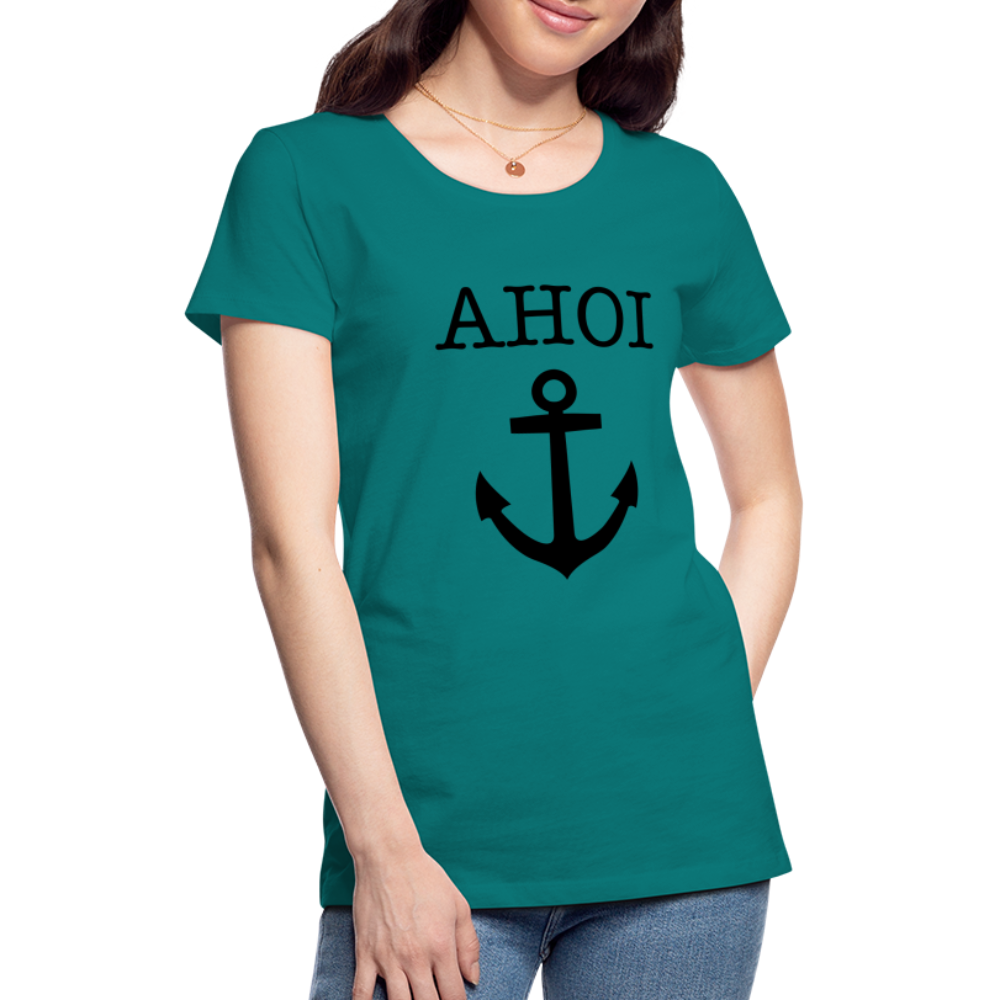 Frauen Premium T-Shirt - Ahoi - Divablau