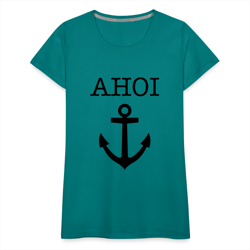 Frauen Premium T-Shirt - Ahoi - Divablau