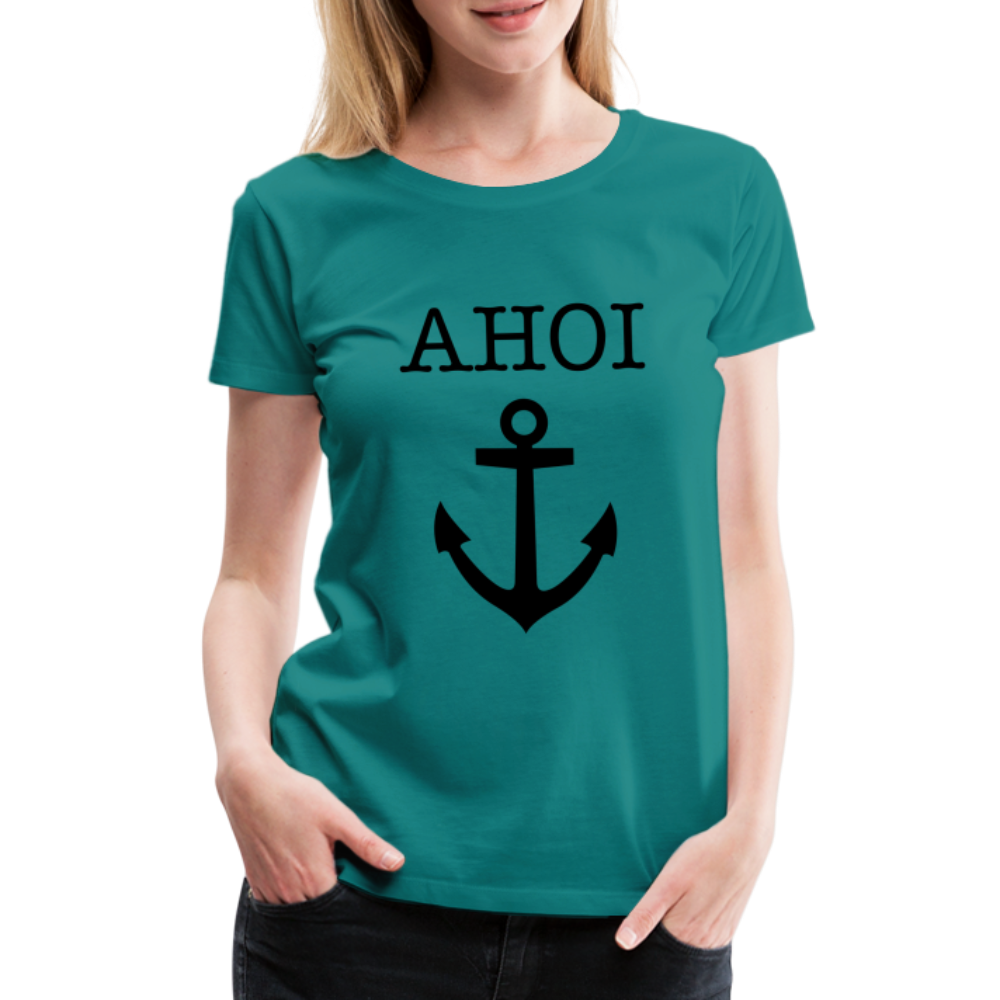 Frauen Premium T-Shirt - Ahoi - Divablau