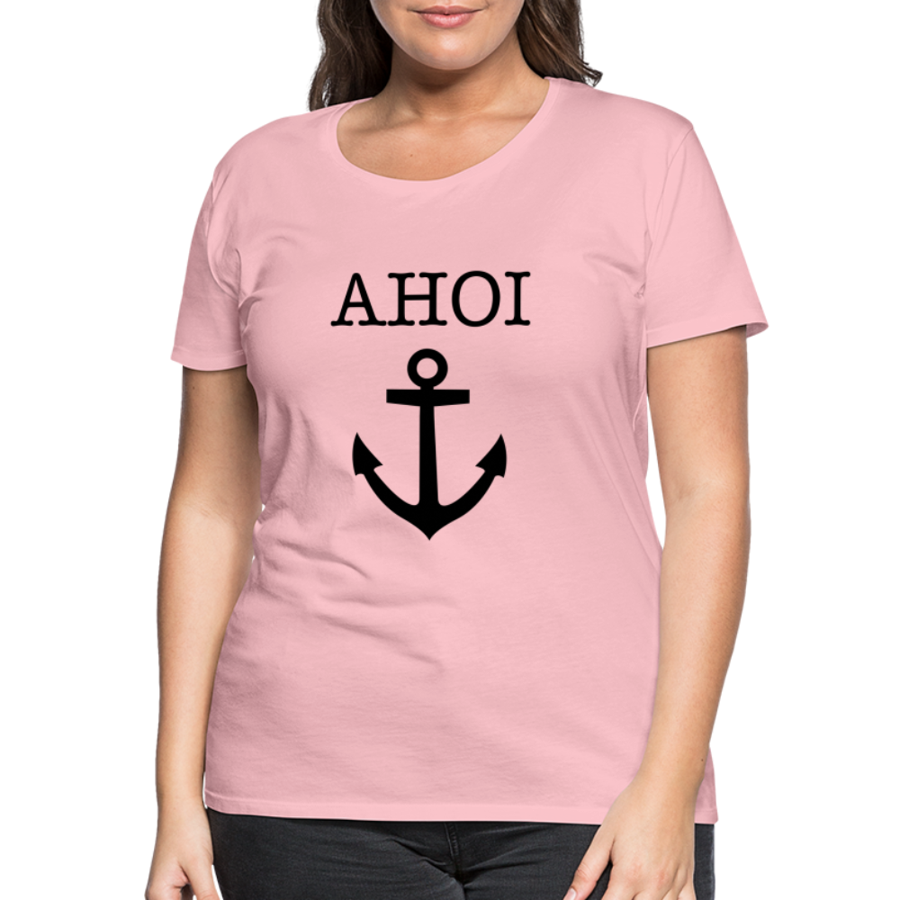 Frauen Premium T-Shirt - Ahoi - Hellrosa