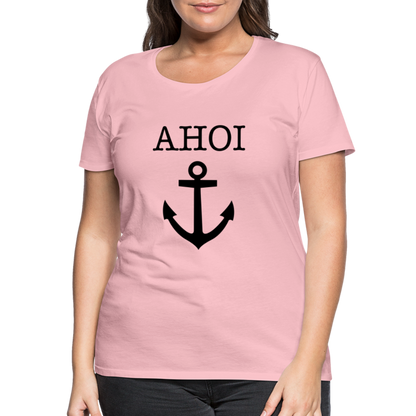 Frauen Premium T-Shirt - Ahoi - Hellrosa