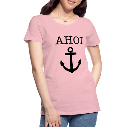 Frauen Premium T-Shirt - Ahoi - Hellrosa