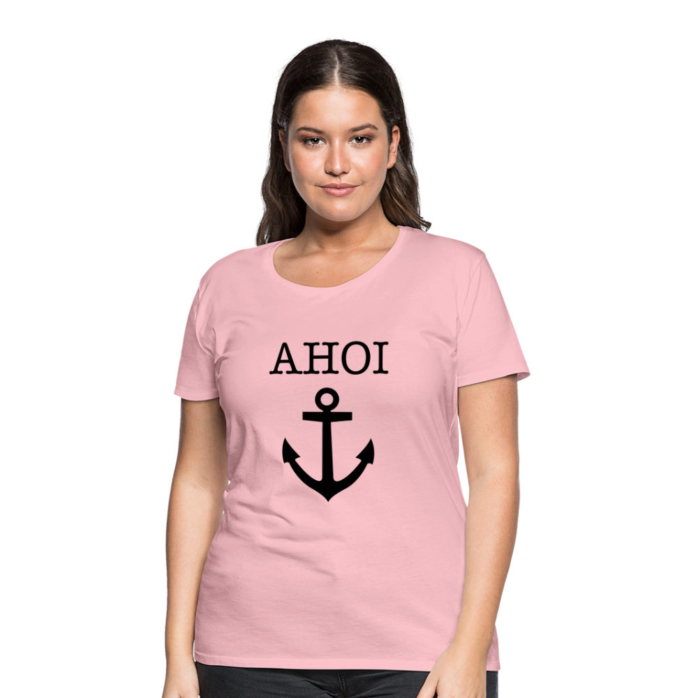 Frauen Premium T-Shirt - Ahoi - Hellrosa