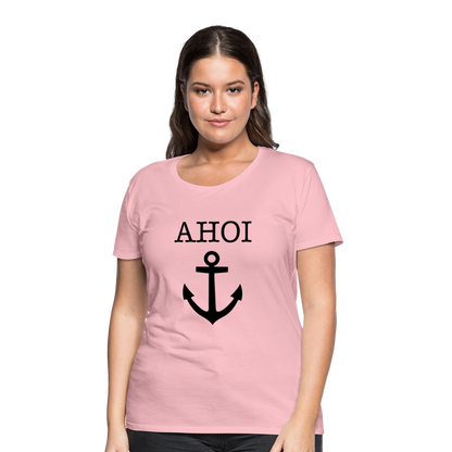 Frauen Premium T-Shirt - Ahoi - Hellrosa