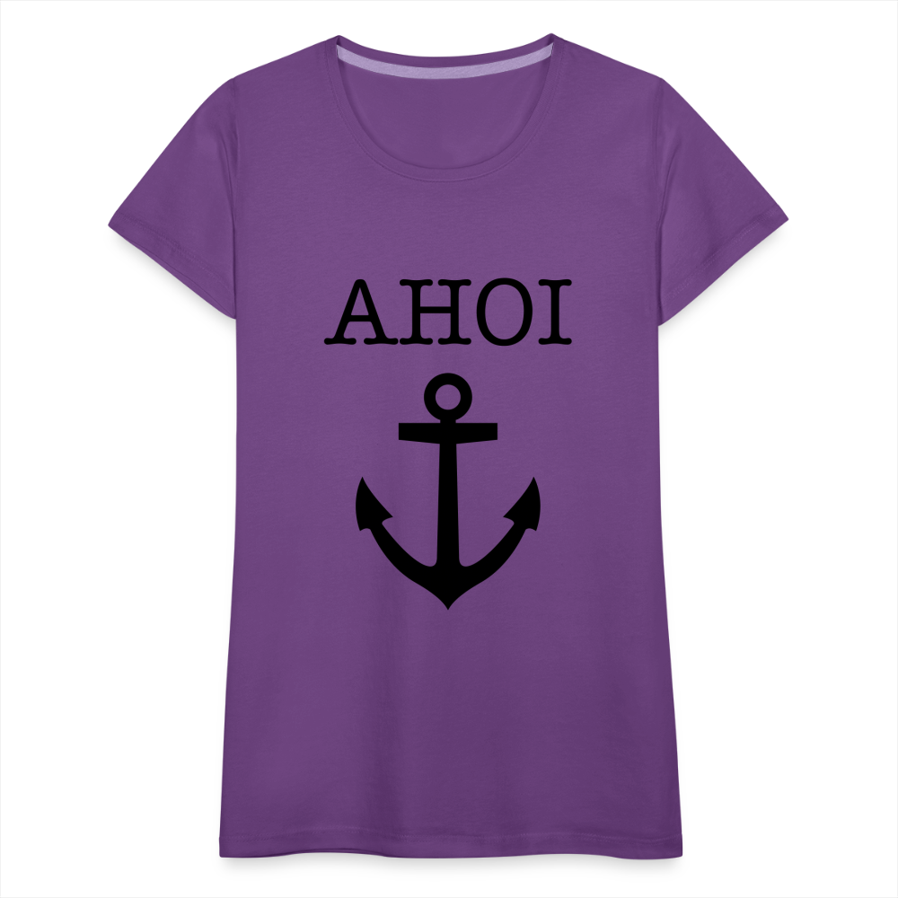 Frauen Premium T-Shirt - Ahoi - Lila