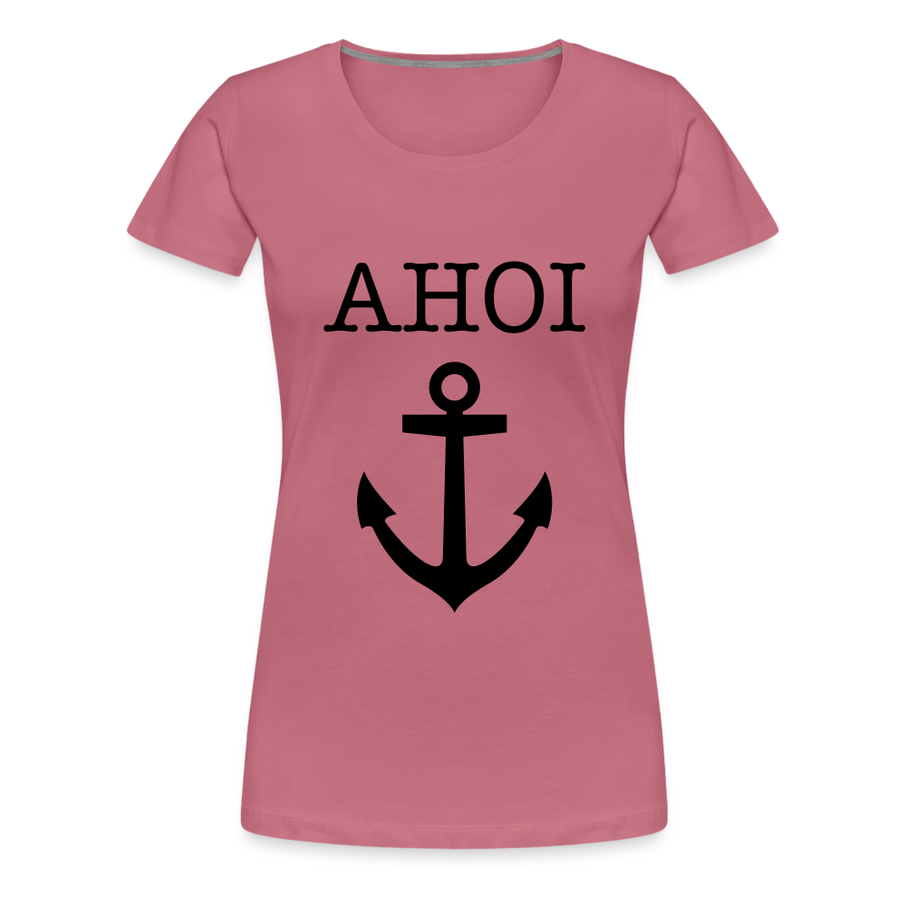 Frauen Premium T-Shirt - Ahoi - Malve