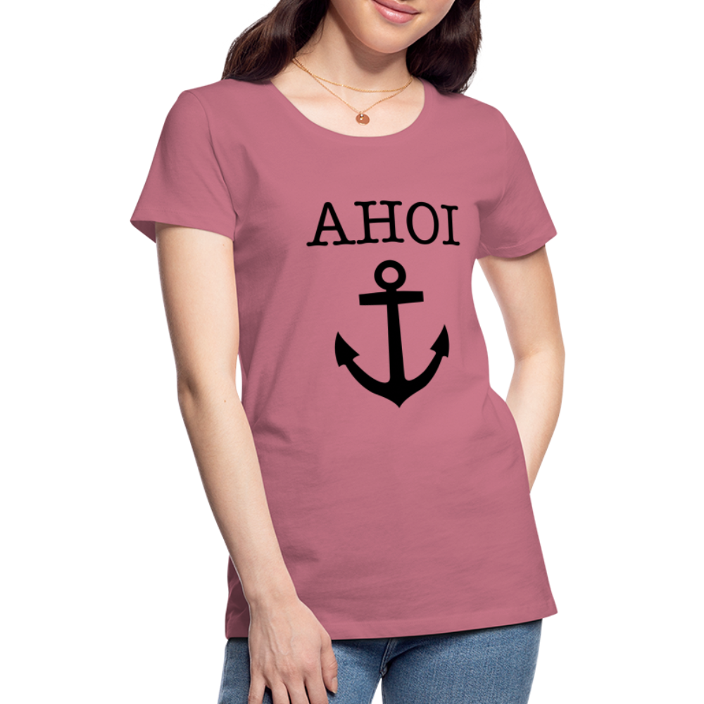 Frauen Premium T-Shirt - Ahoi - Malve