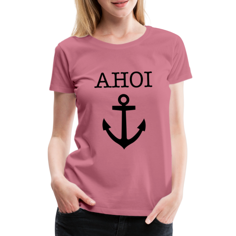 Frauen Premium T-Shirt - Ahoi - Malve