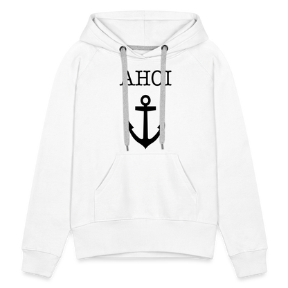 Frauen Premium Hoodie -  Ahoi - weiß