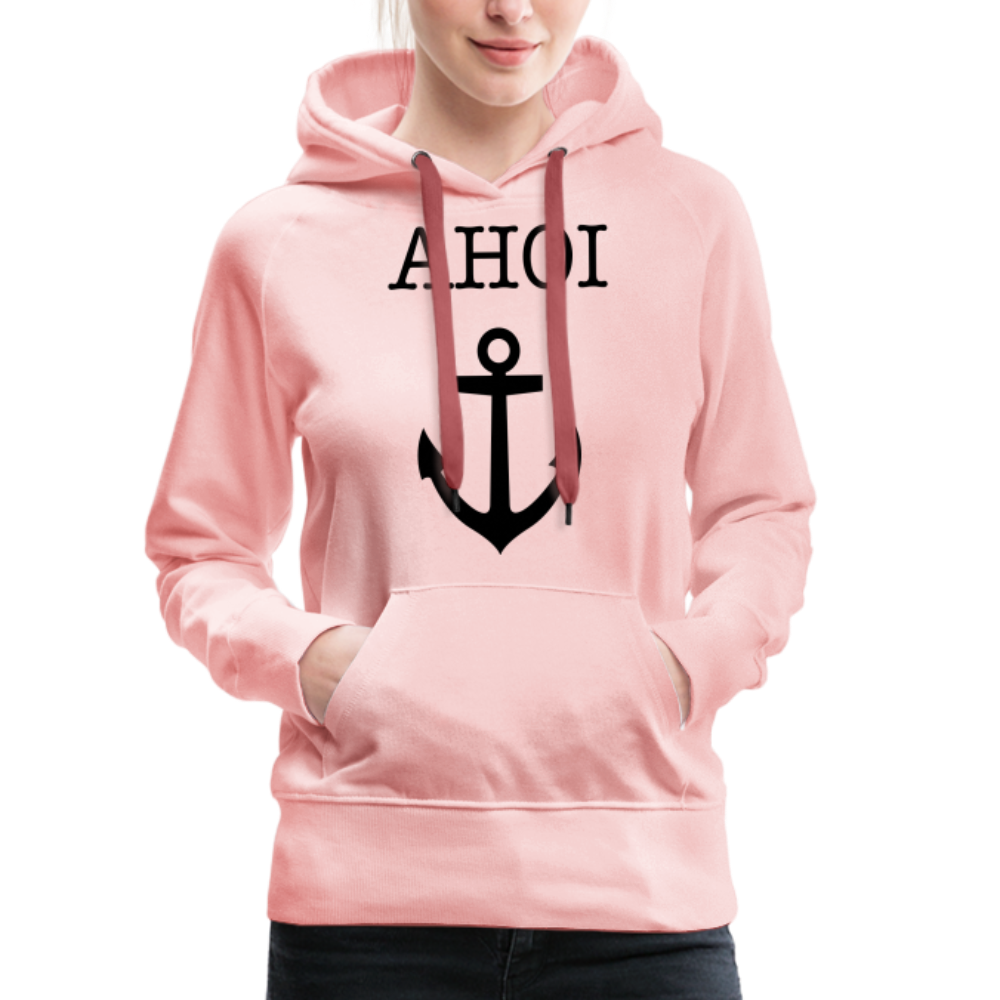 Frauen Premium Hoodie -  Ahoi - Kristallrosa