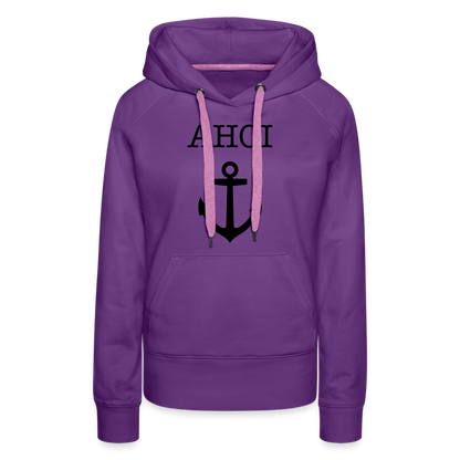 Frauen Premium Hoodie -  Ahoi - Purple