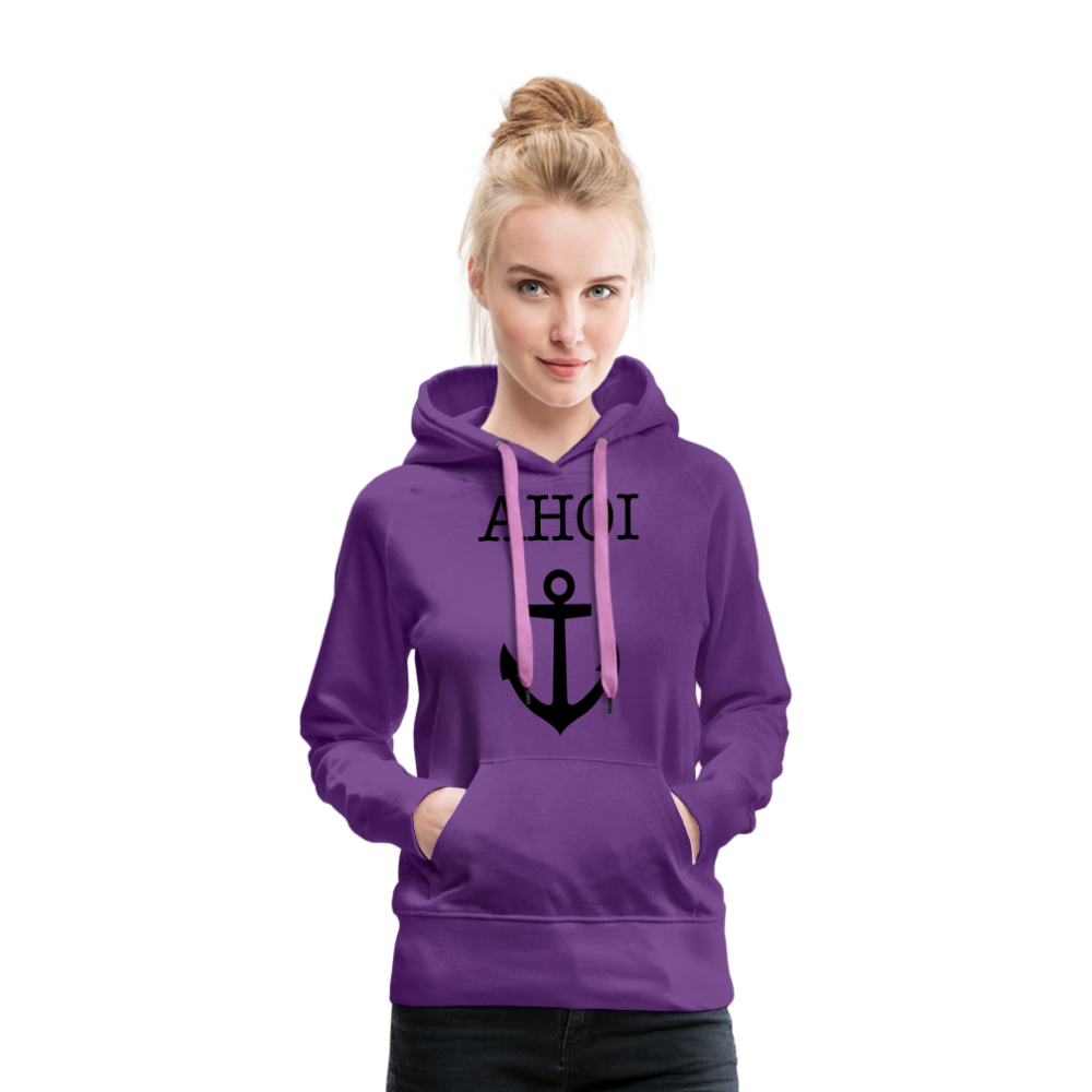 Frauen Premium Hoodie -  Ahoi - Purple