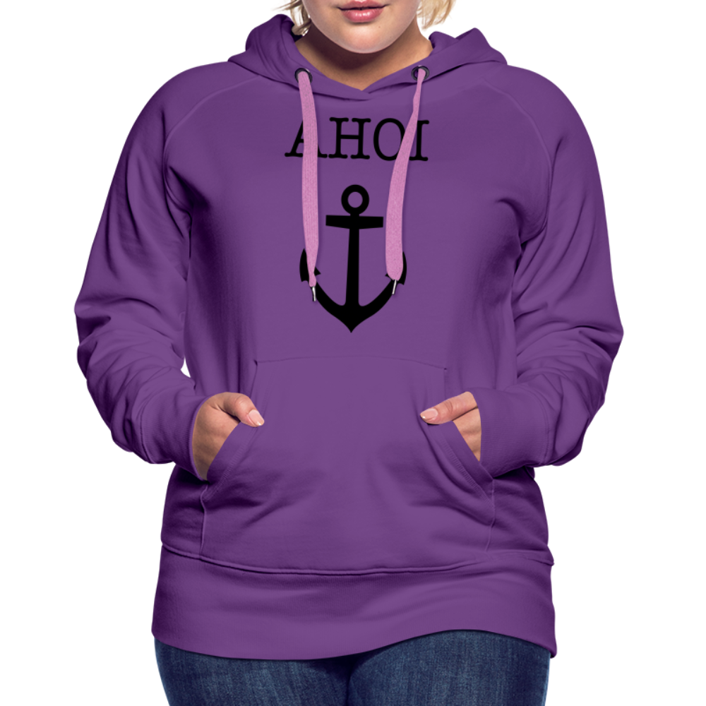 Frauen Premium Hoodie -  Ahoi - Purple