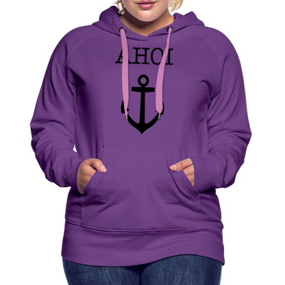 Frauen Premium Hoodie -  Ahoi - Purple