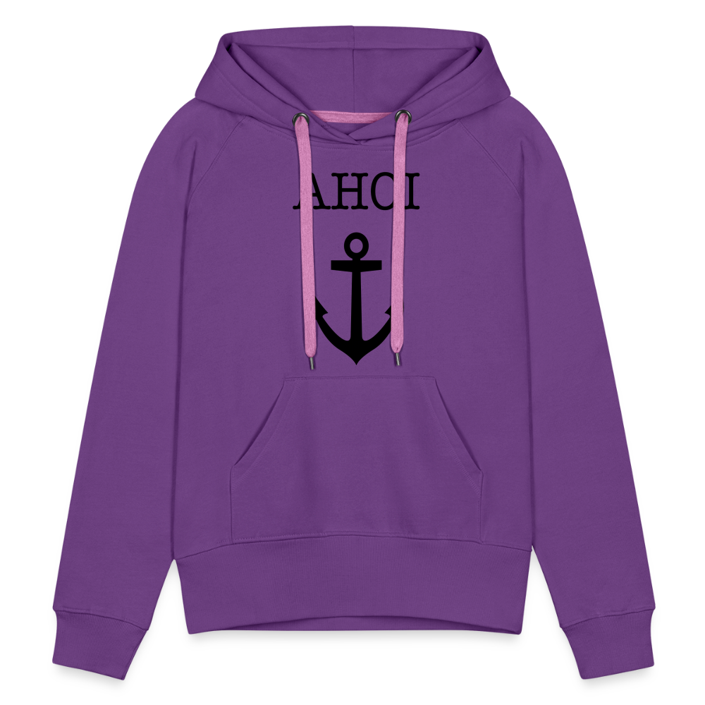 Frauen Premium Hoodie -  Ahoi - Purple