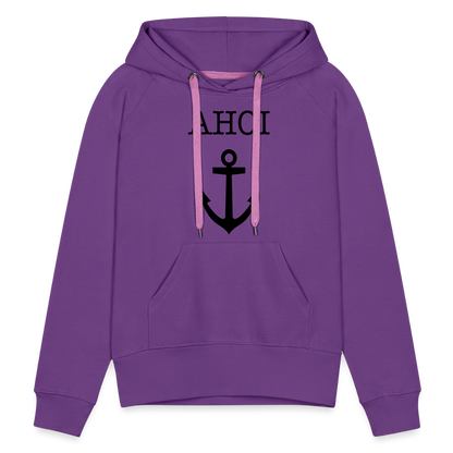 Frauen Premium Hoodie -  Ahoi - Purple