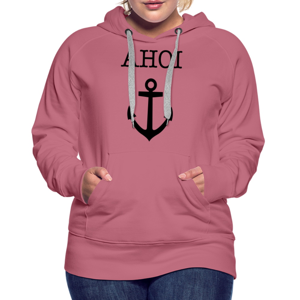 Frauen Premium Hoodie -  Ahoi - Malve