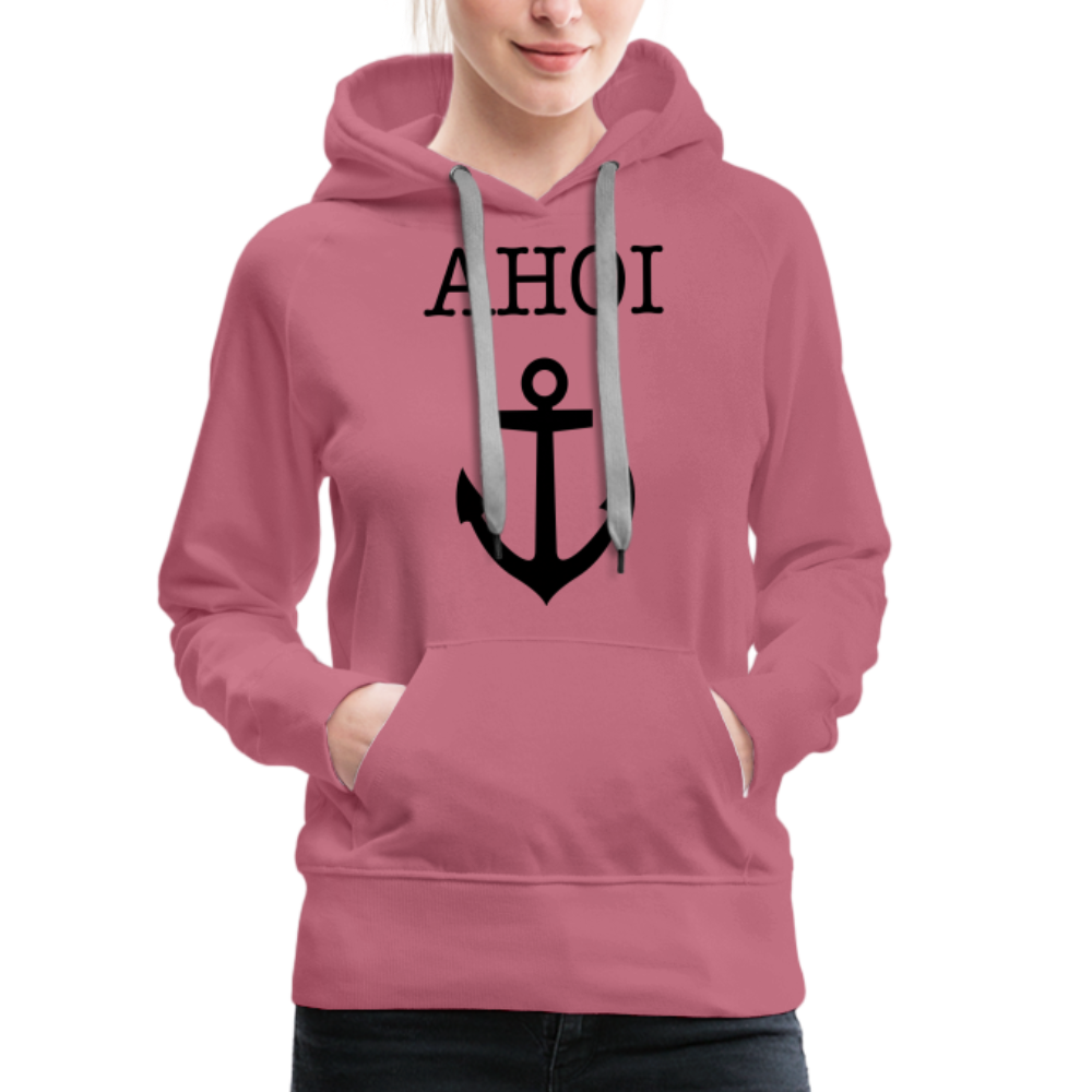 Frauen Premium Hoodie -  Ahoi - Malve