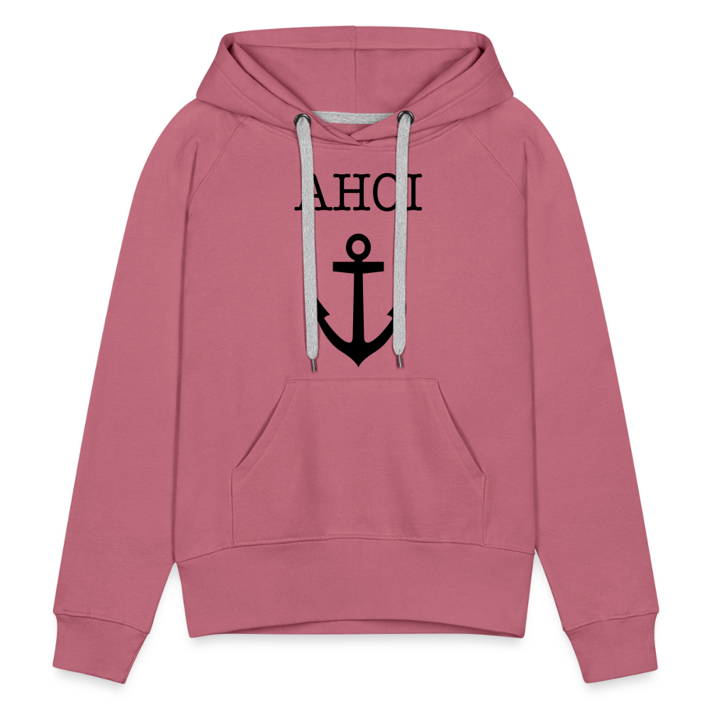 Frauen Premium Hoodie -  Ahoi - Malve