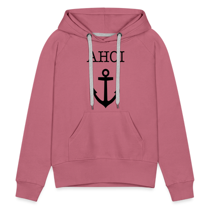 Frauen Premium Hoodie -  Ahoi - Malve