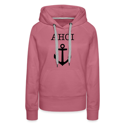 Frauen Premium Hoodie -  Ahoi - Malve