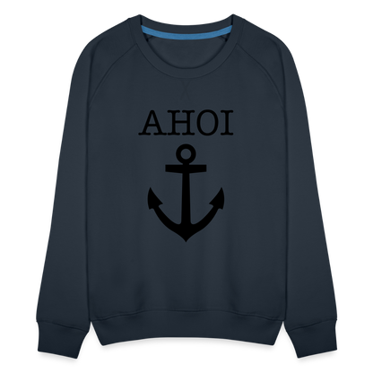 Frauen Premium Pullover -  Ahoi - Navy