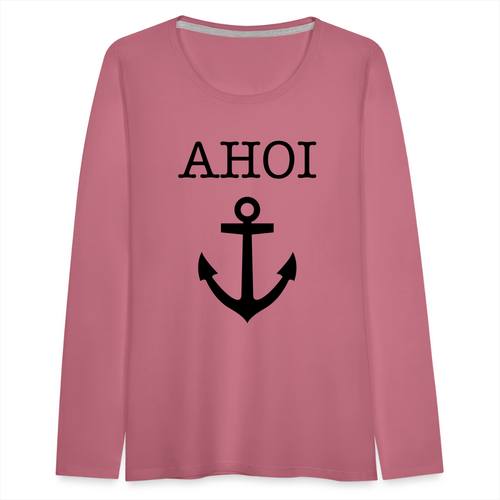 Frauen Premium Langarmshirt - Ahoi - Malve