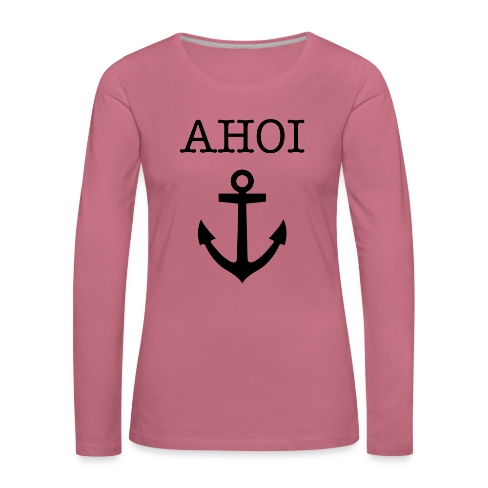 Frauen Premium Langarmshirt - Ahoi - Malve