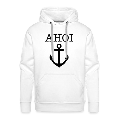 Men’s Premium Hoodie - Ahoi - weiß