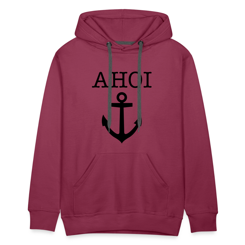 Men’s Premium Hoodie - Ahoi - Bordeaux