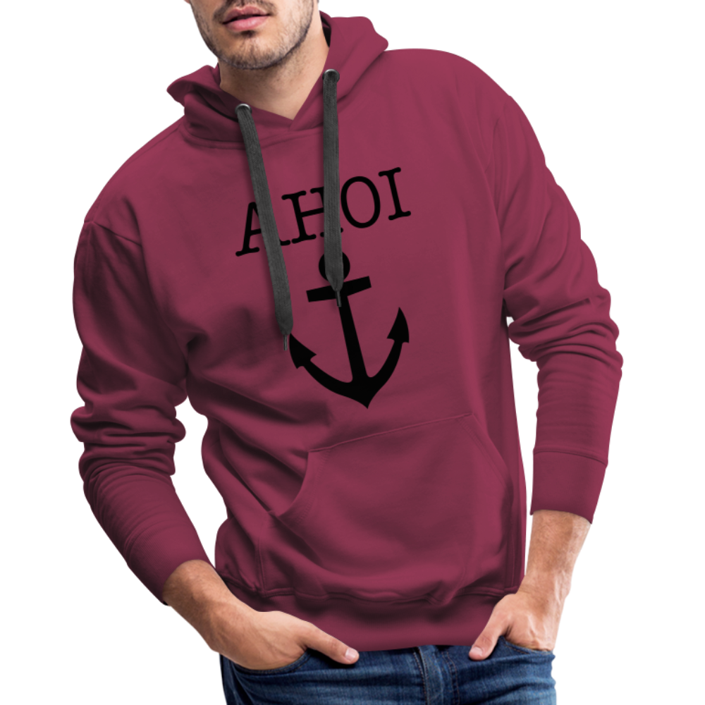 Men’s Premium Hoodie - Ahoi - Bordeaux