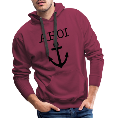 Men’s Premium Hoodie - Ahoi - Bordeaux