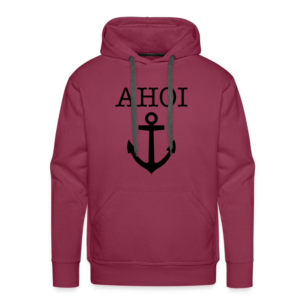 Men’s Premium Hoodie - Ahoi - Bordeaux