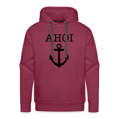 Men’s Premium Hoodie - Ahoi - Bordeaux