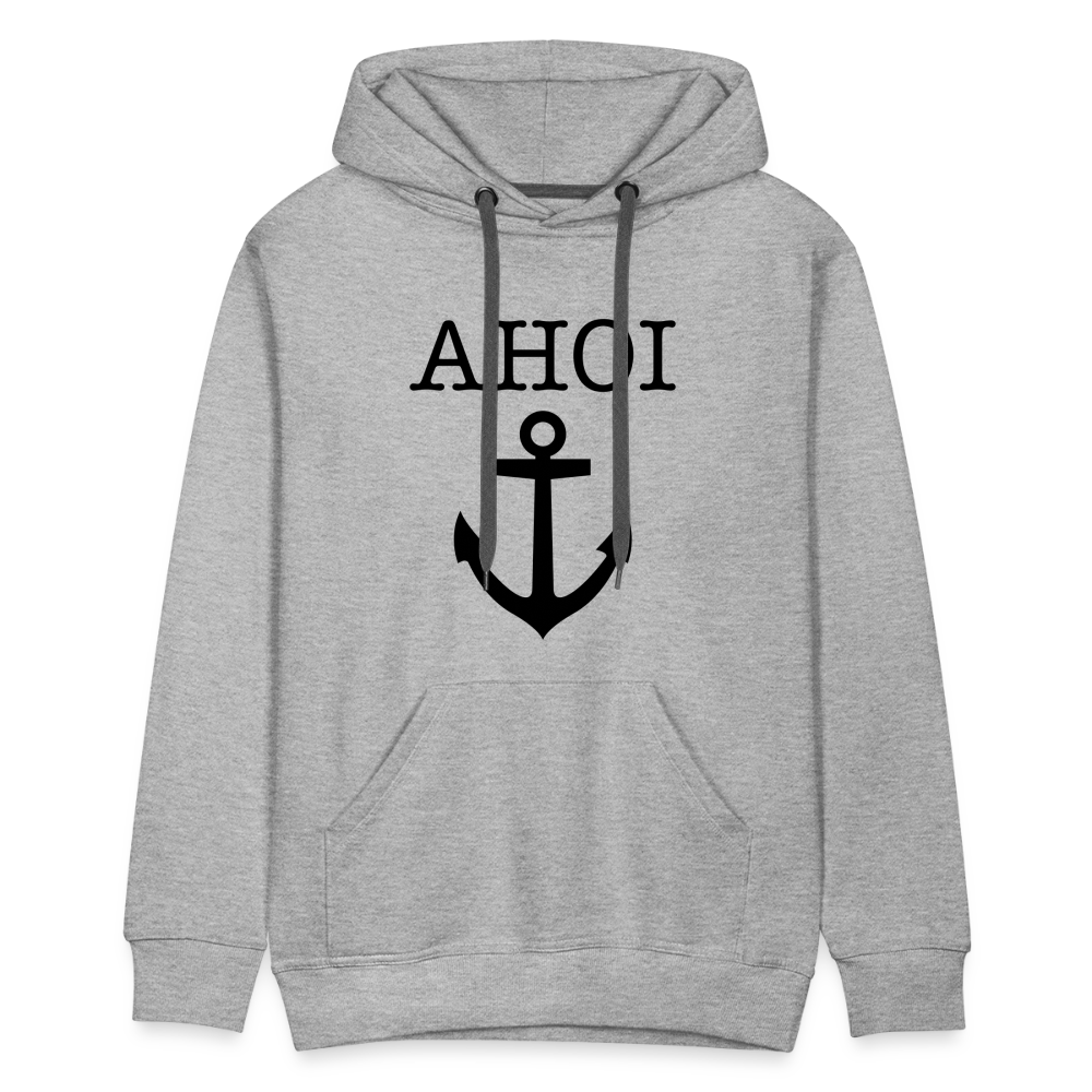 Men’s Premium Hoodie - Ahoi - Grau meliert