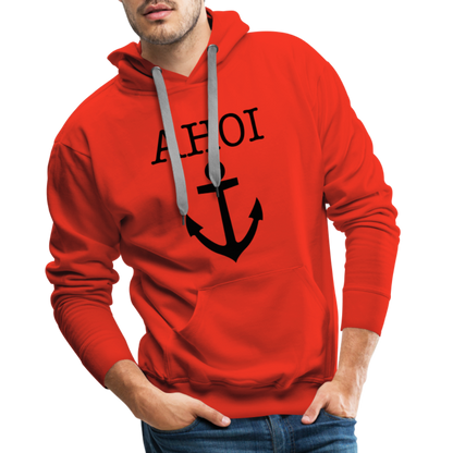 Men’s Premium Hoodie - Ahoi - Rot