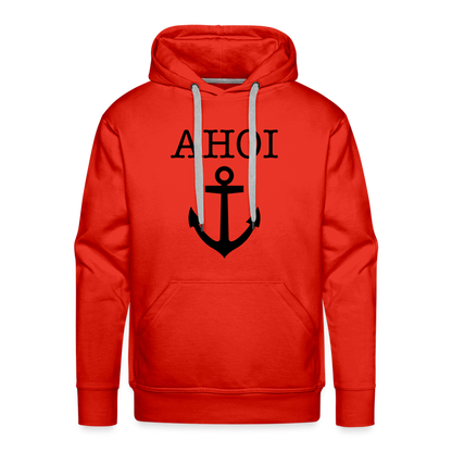 Men’s Premium Hoodie - Ahoi - Rot