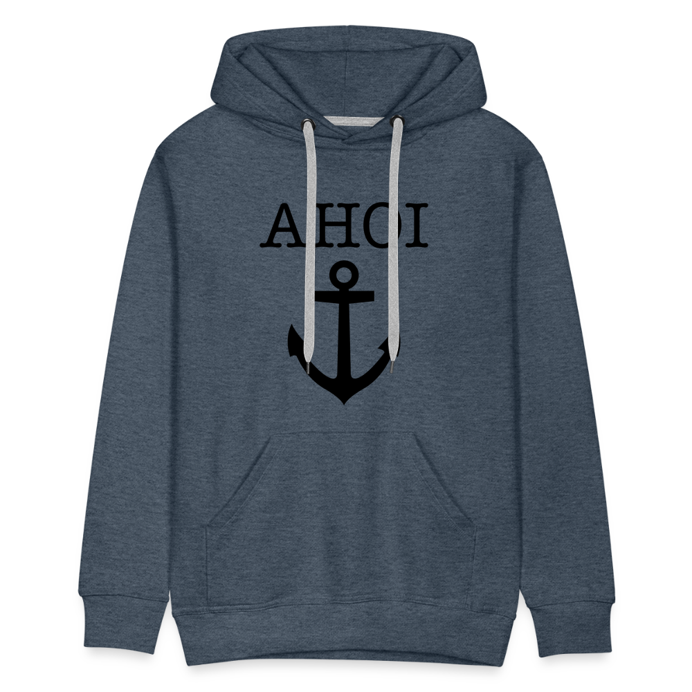 Men’s Premium Hoodie - Ahoi - Jeansblau