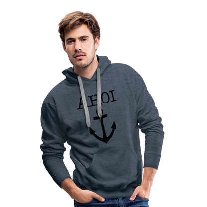 Men’s Premium Hoodie - Ahoi - Jeansblau